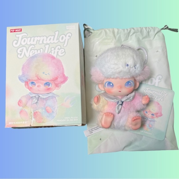 Authentic Pop Mart Dimoo Journal of New Life - Protection Vinyl Plush